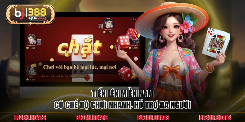 Tiến lên miền Nam có chế độ chơi nhanh, hỗ trợ đa người